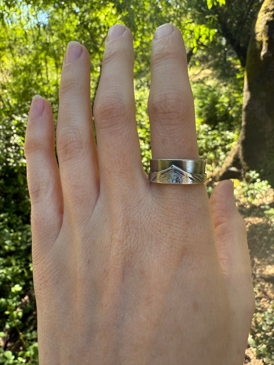 Wy'east | Mt. Hood | Cascade Mountain Ring | Size 8.75