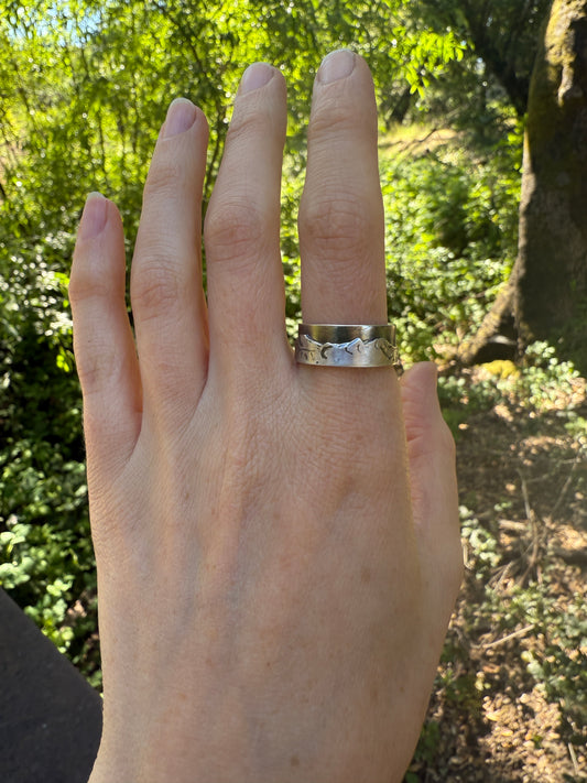 The Three Sisters | Cascade Mountain Ring | Size 8.5