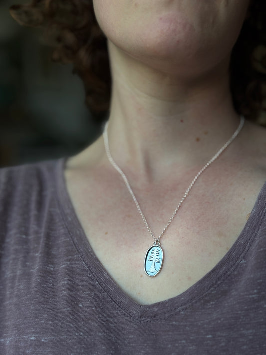 Redwood Tree Necklace