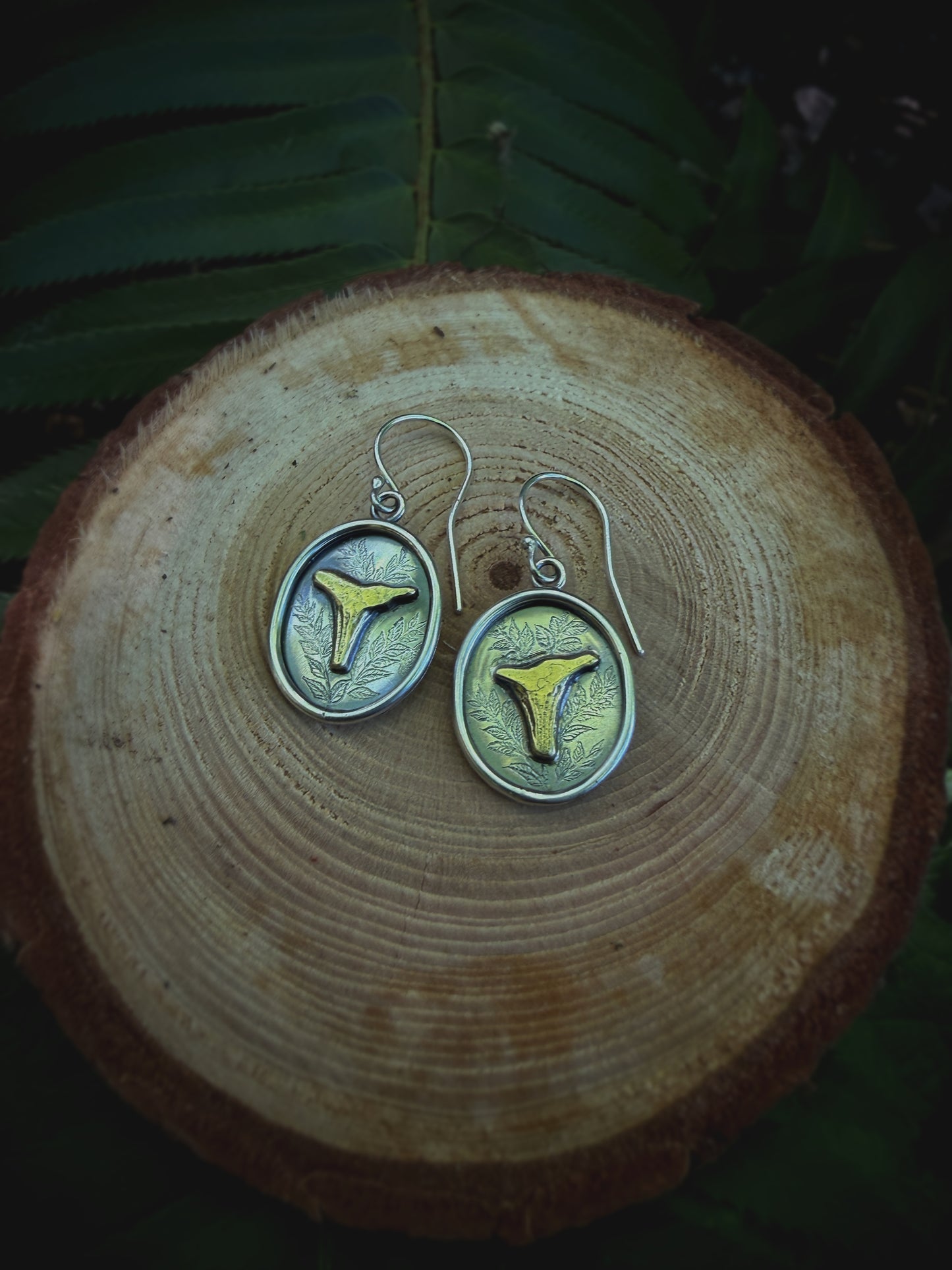 Chanterelle Mushroom Earrings