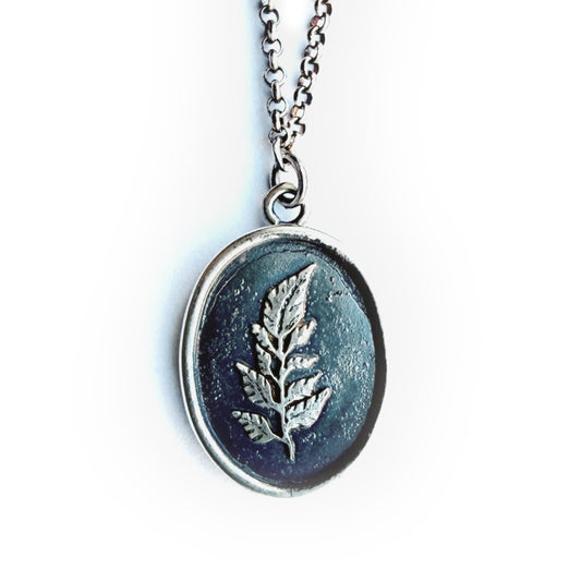 Fern Necklace in Sterling Silver