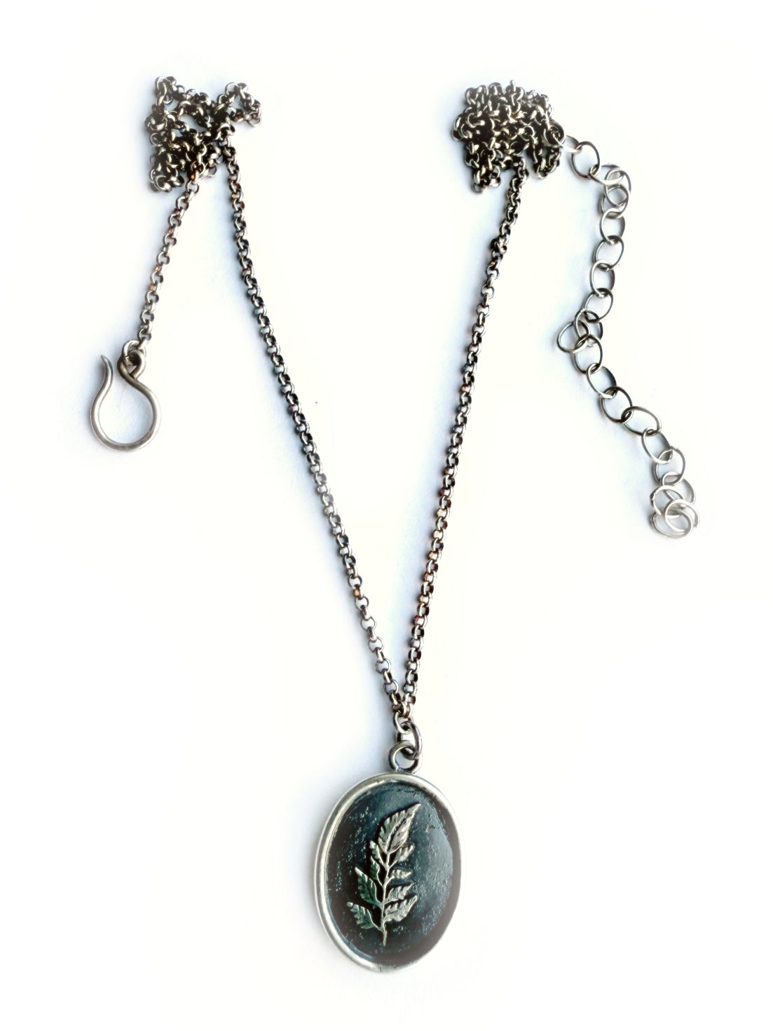 Fern Necklace in Sterling Silver