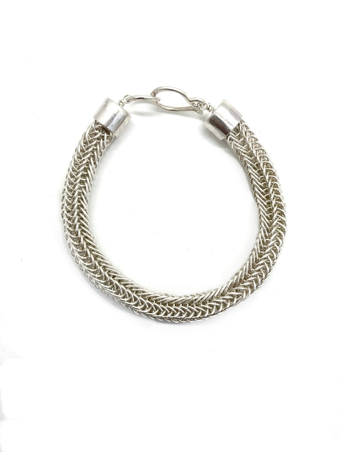 Viking Knit Bracelet in Sterling Silver