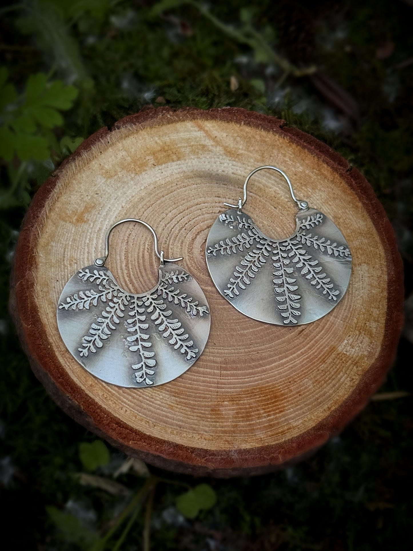 Maidenhair Fern Earrings
