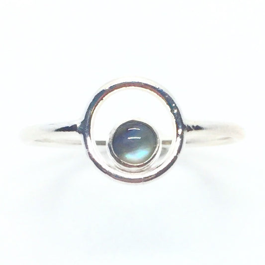 Abalone Orbit Ring