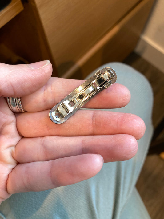 Destash: Silver Leaf Barrette