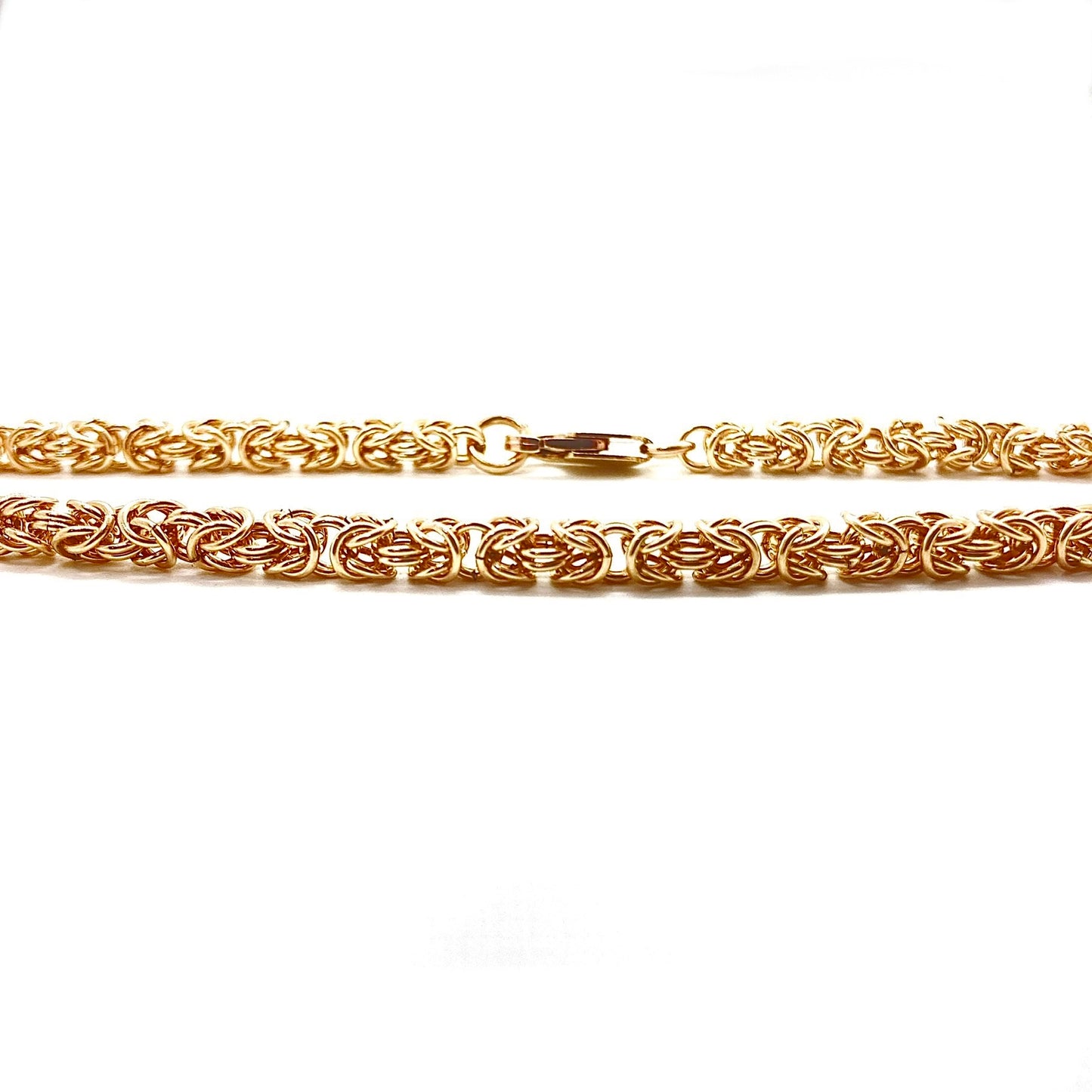 Delicate Byzantine Chainmaille Bracelet in 14K Gold Fill
