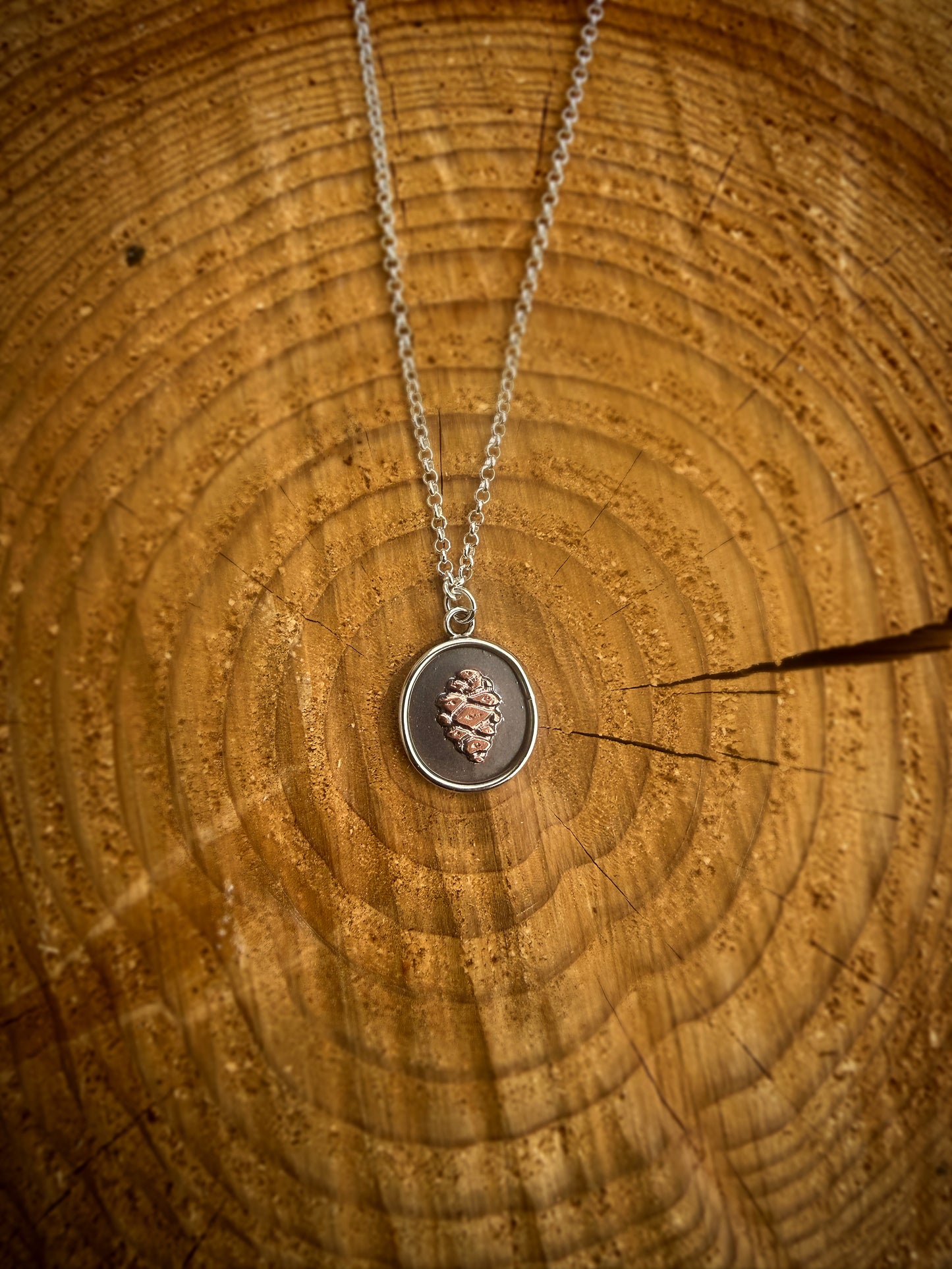 Redwood Tree Pinecone Necklace