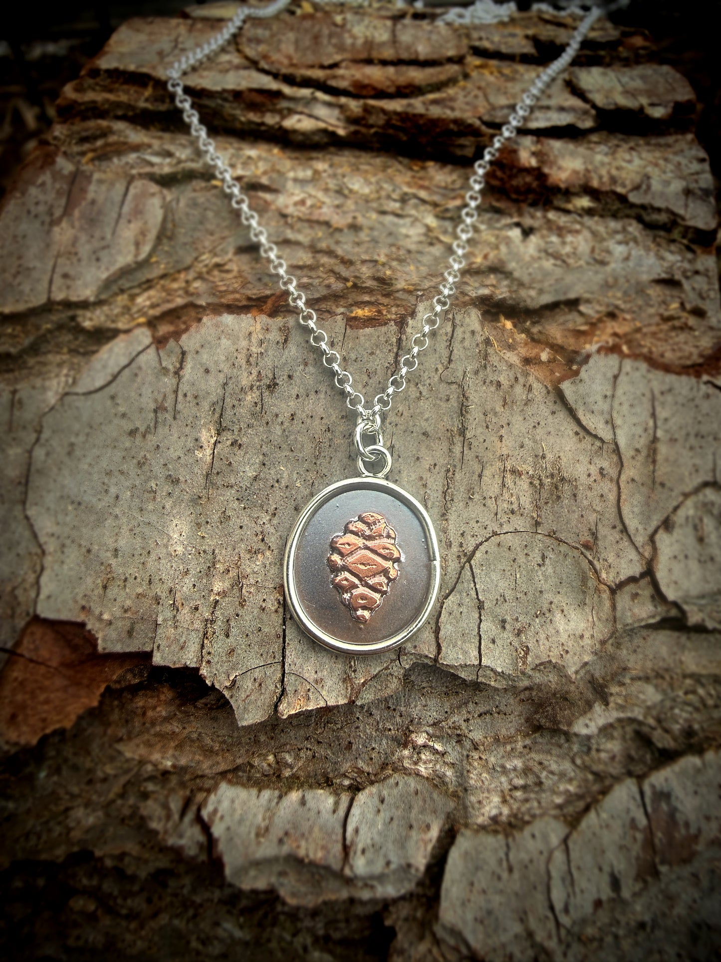 Redwood Tree Pinecone Necklace