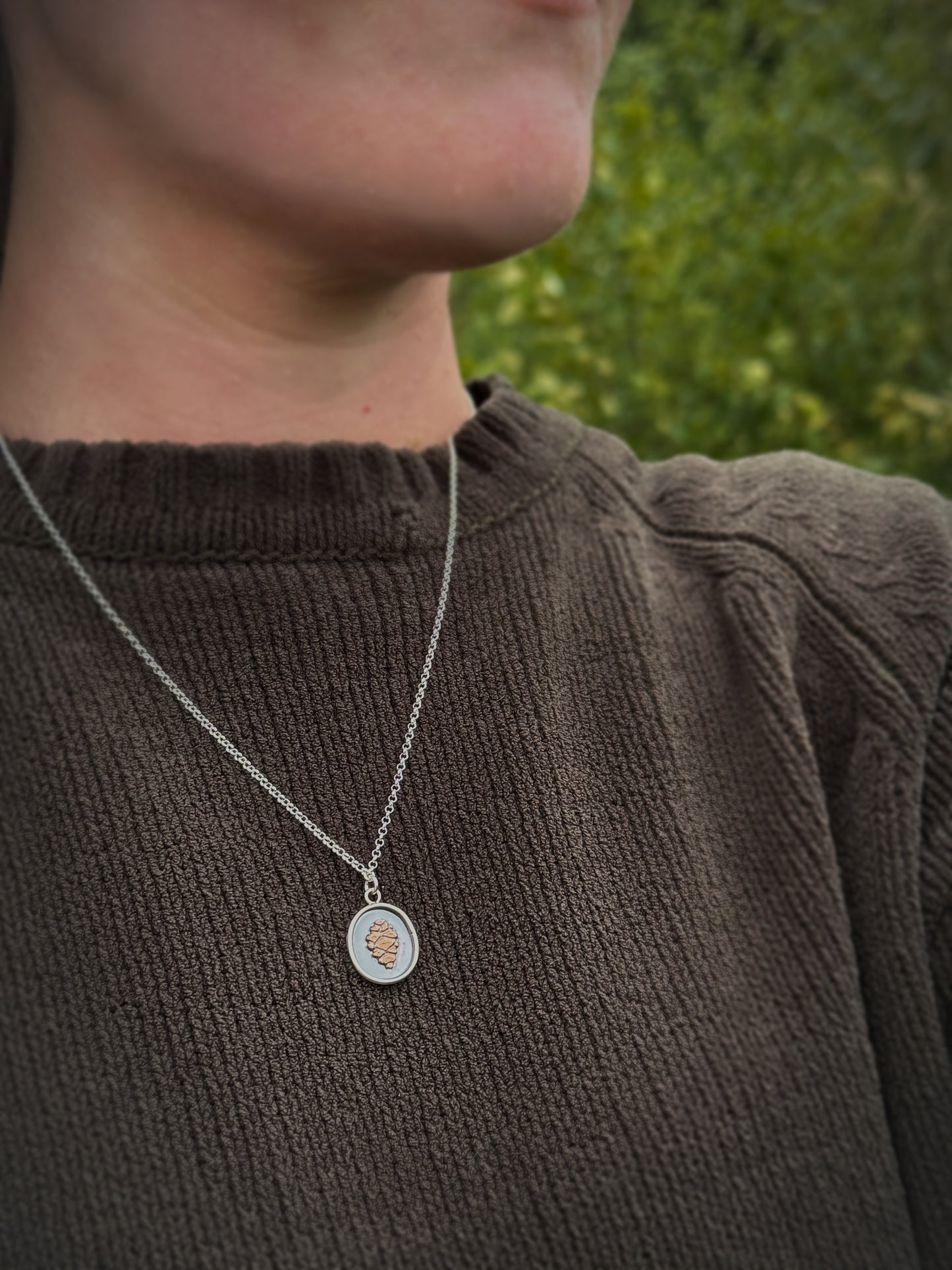 Redwood Tree Pinecone Necklace