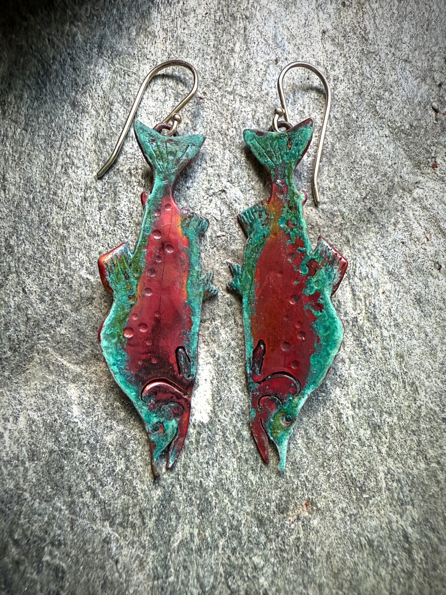 Pink | Humpy Salmon Earrings