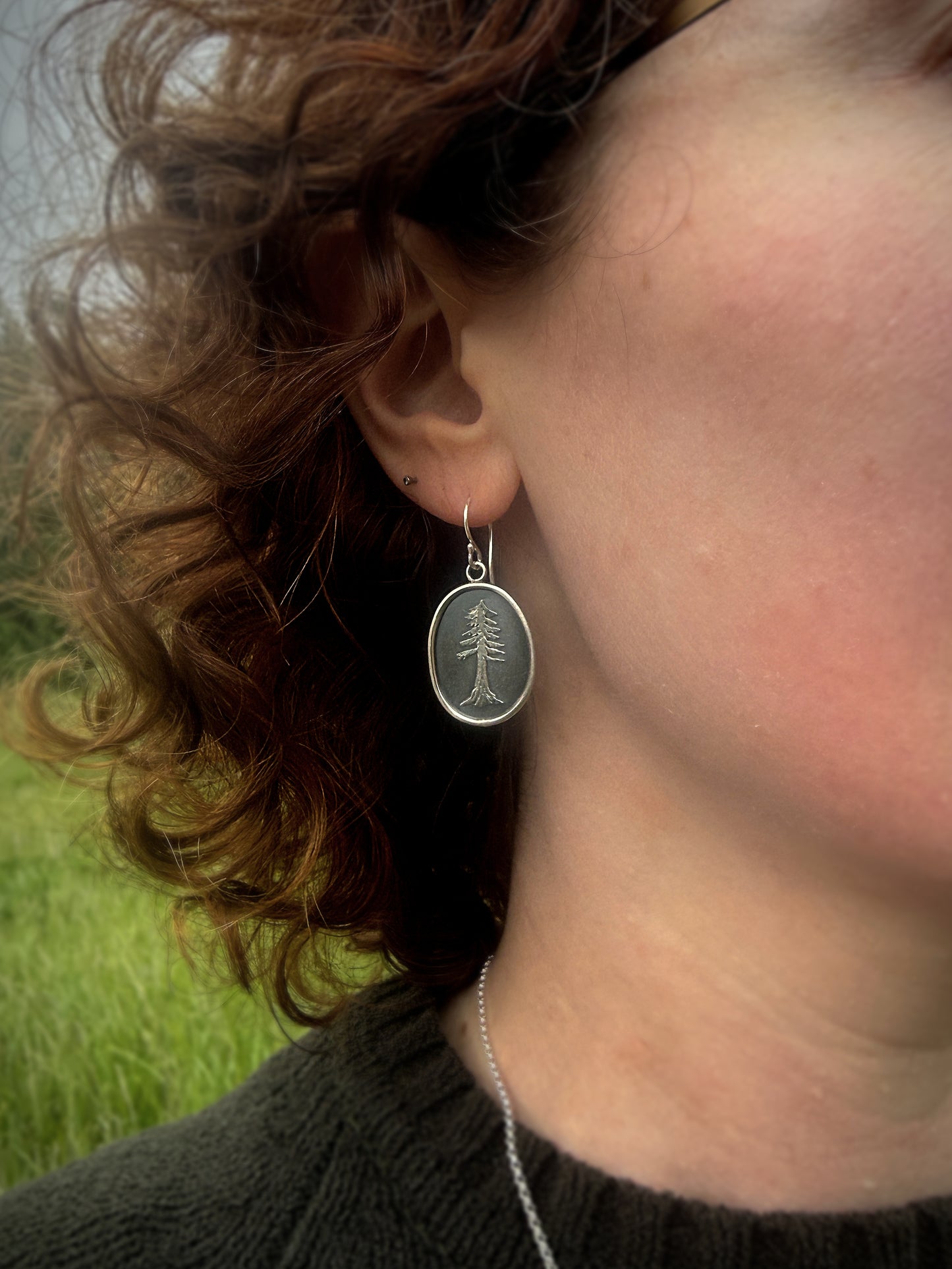 Redwood Tree Earrings