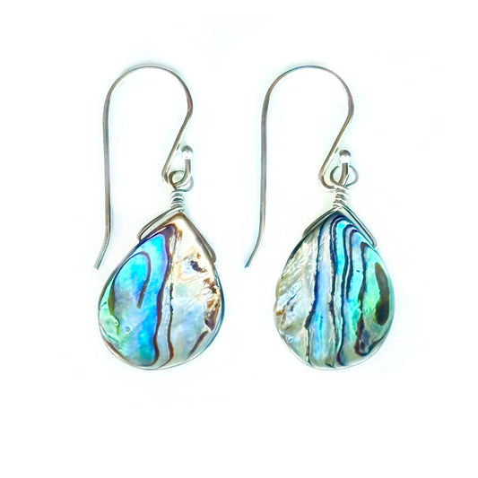 Abalone Drop Earrings
