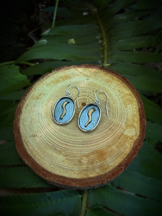 Banana Slug Earrings