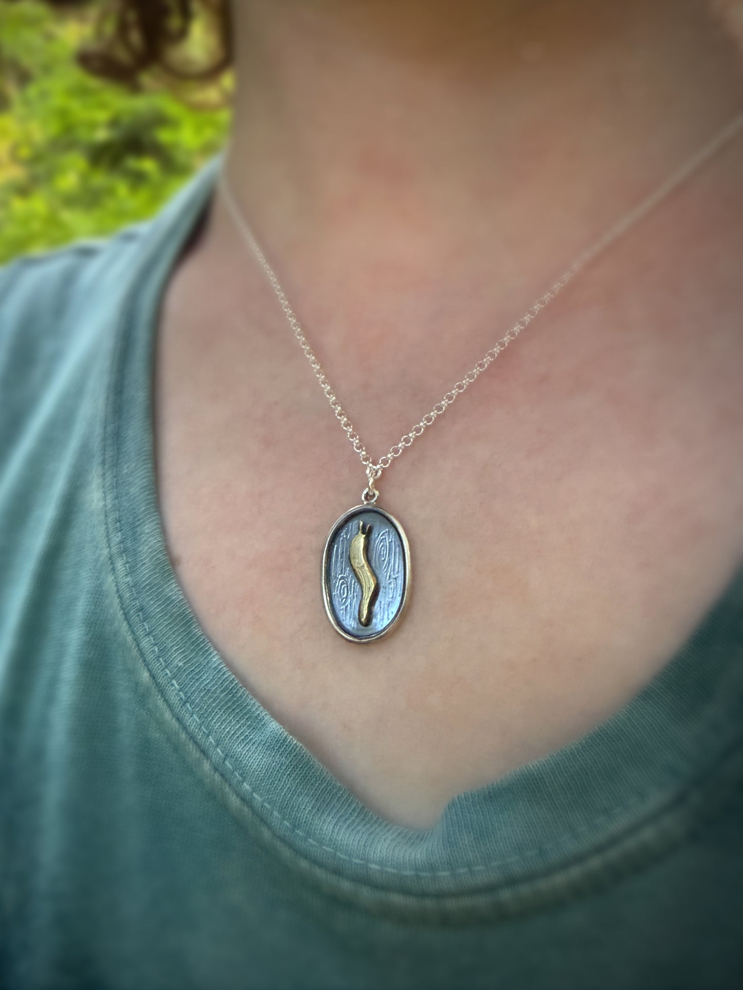 Banana Slug Necklace