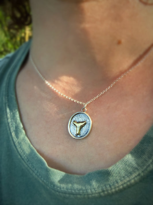 Chanterelle Mushroom Necklace