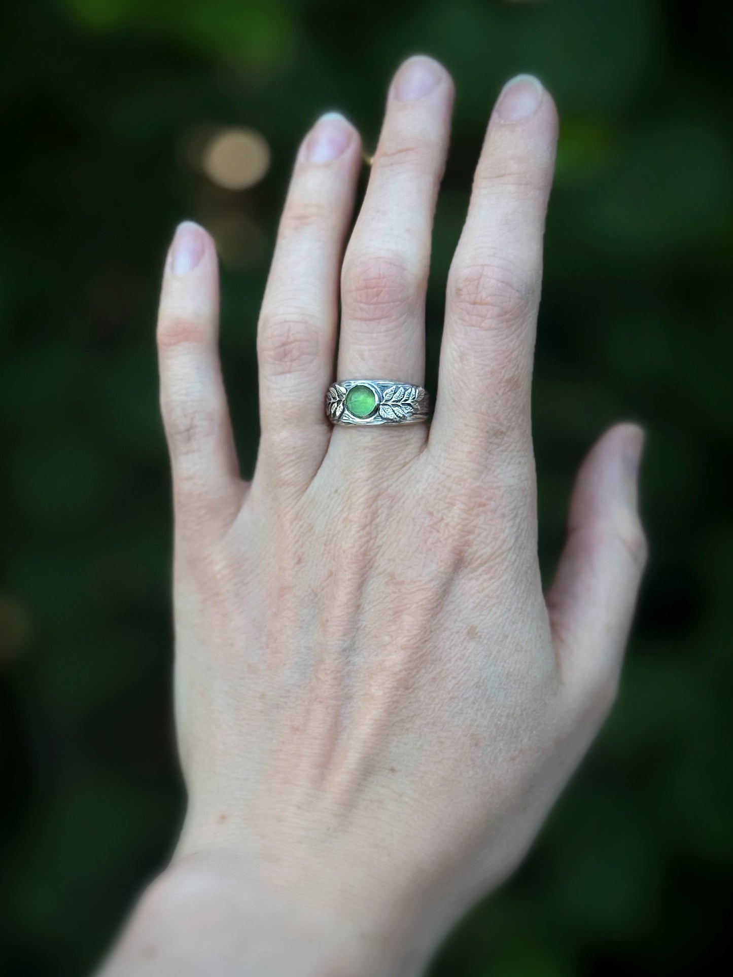 Serpentine Fern Ring | Size 6.25