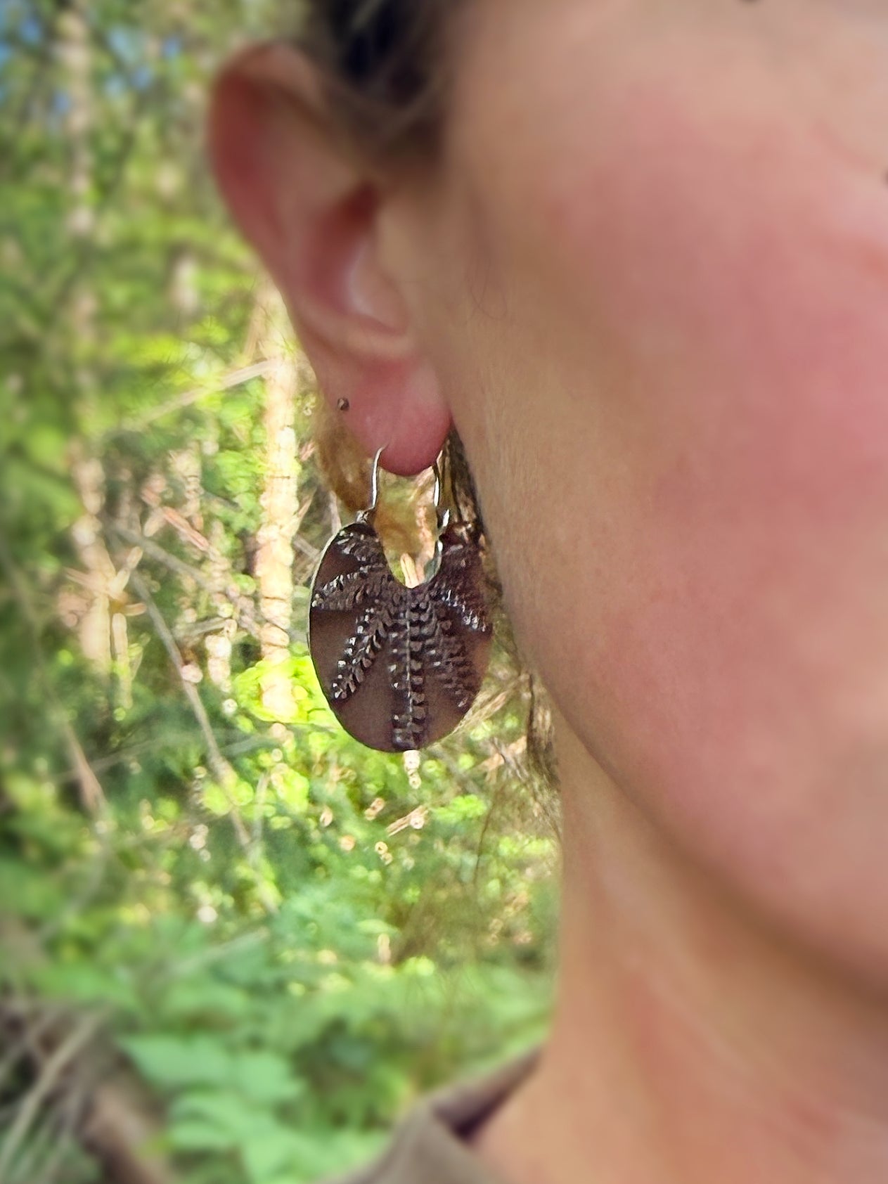 Maidenhair Fern Earrings