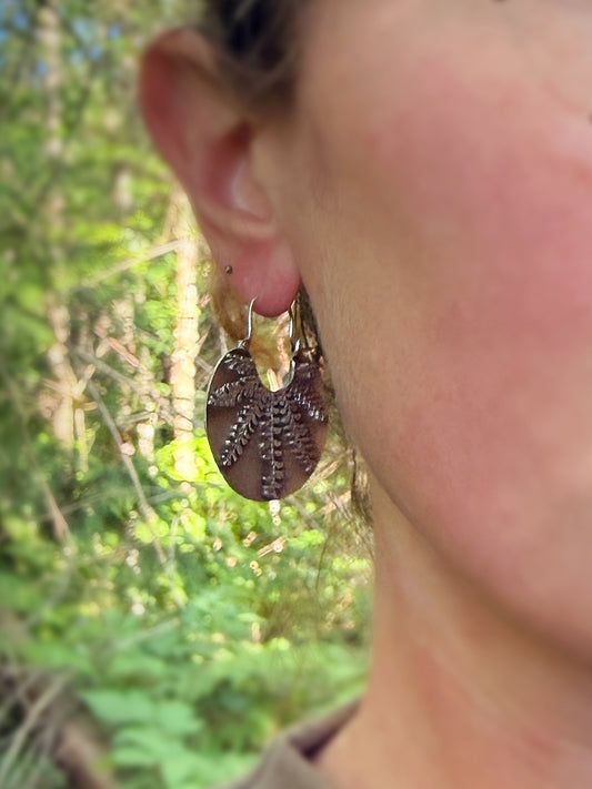 Maidenhair Fern Earrings