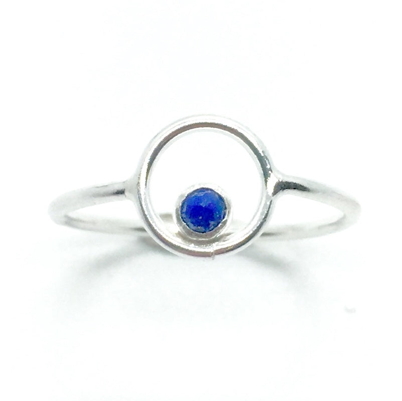 Lapis Lazuli Orbit Ring