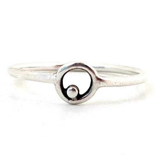 Sterling Silver Orbit Ring