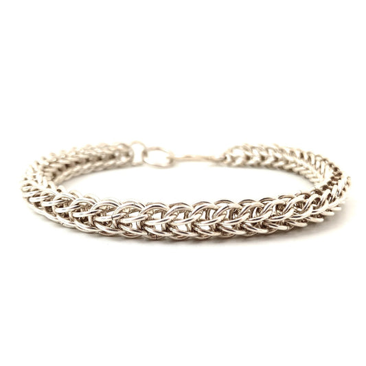Foxtail Chainmaille Bracelet in Sterling Silver